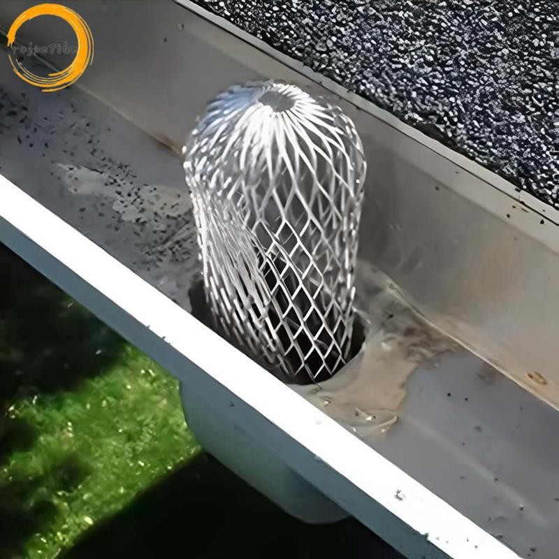 4 Gutter Downspout Guards 3.5 Inch Nhôm Lá Lọc Lọc Lọc Có Thể Mở Rộng Gutter Downspout Bảo Vệ