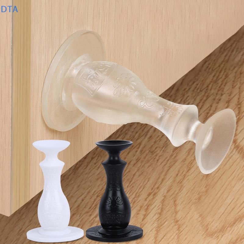 DTA Silicone Tắt Tiếng Tự Dính Cản Cửa Hút Phía Sau Giữ Tường Bảo Vệ Cửa Ẩn PO