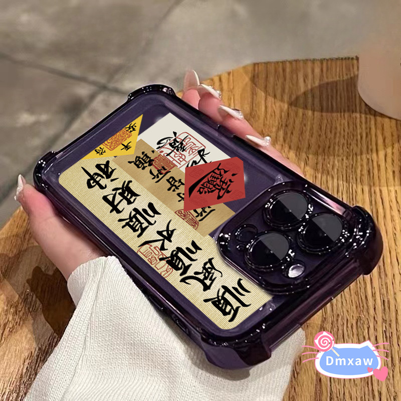 Ốp Điện Thoại Phước Lành Năm Mới Cho OPPO Reno 14F 14 13F 13 Pro Realme 15 14 Pro Plus GT7 Neo7 5G 4G Làm Giàu Vỏ Mềm Chống Sốc Vỏ Bảo Vệ Camera