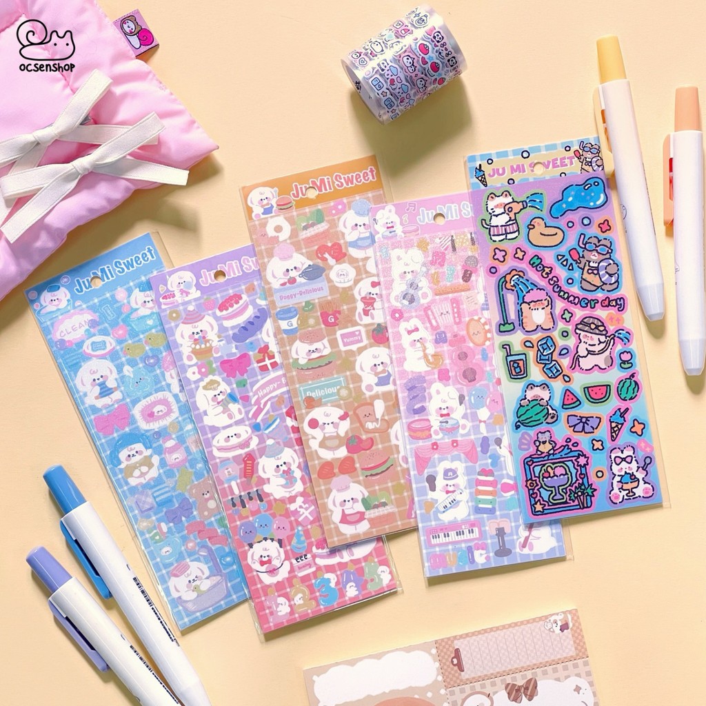 Sticker Ju Mi Sweet (7x19cm)
