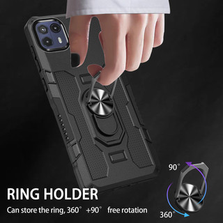 Dành Cho Motorola Moto G50 5G Ốp điện thoại PC Cứng Lưng Mềm TPU Edge Bảo Vệ Camera Vòng Giá Đỡ Chân Đế Chống Sốc Mỏng Bao