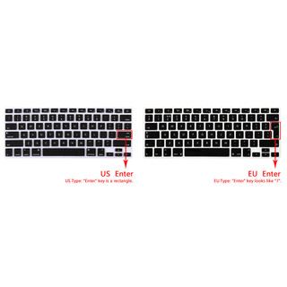 Azerty Pháp Bàn Phím Bao Da Phiên Bản EU Cho MacBook Pro 13 inch 2020 A2289 A2251 A2338 M1 Chip Cho MacBook Pro 16 "2019