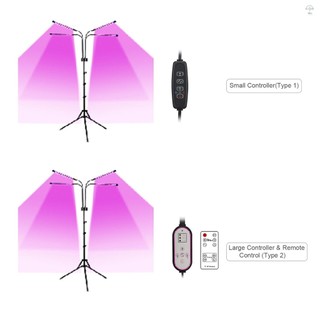 40w 80LEDs Phát Triển Ánh Sáng Với Bóng Đèn Đỏ Xanh 4 / 8 / 12H Hẹn Giờ 9 Độ Sáng Leves Cho Cây Con Trong Nhà Cây Giống Nắng Full Spectrum Có Thể Điều Chỉnh Cổ Ngỗng Cây Trồng Đèn Với Remo