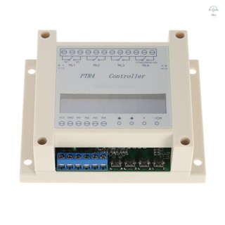 Dc6-40v Bộ hẹn giờ rơle thời gian kỹ thuật số có thể lập trình 4 kênh Bộ điều khiển công tắc trễ Mô-đun thời gian độc lập Màn hình LCD