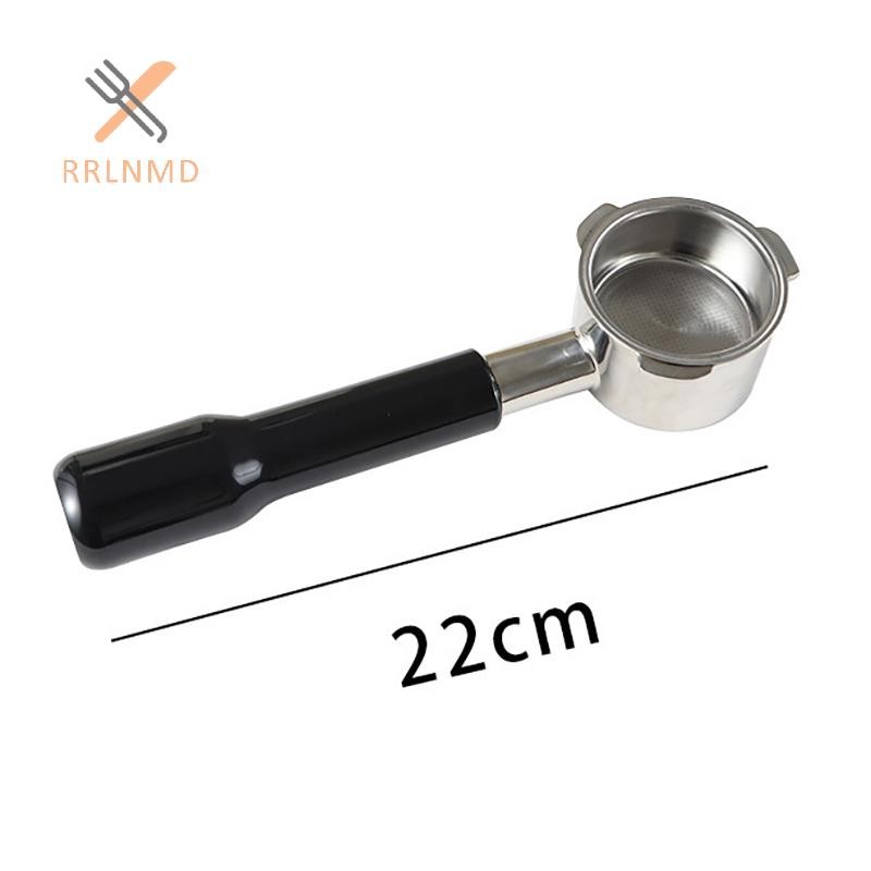 Rrlnmd 51mm Cà Phê Không Đáy Portafilter Tay Cầm Gỗ Cho Delonghi Dedica Ec680 Ec685 Giỏ Lọc Thay Thế Barista Phụ Kiện MỚI