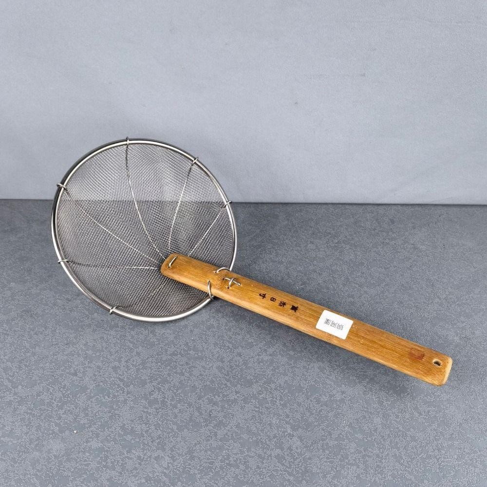 JiKK Lưới Lọc, Dụng Cụ Skimmer Muỗng Lọc Đa Năng, Dụng Cụ Nhà Bếp Inox Sàng Bánh Bao