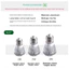 Oimg 85-265V Siêu Sáng GU10 / E27 / E14 24° Bóng đèn LED COB 3W / 5W / 9W Ấm / Trung tính / Trắng / Tricolor