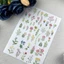 SMILE 2 tờ Giấy thêu, Đồ may vá DIY Giấy hòa tan trong nước đầy màu sắc, Thủ công may tay thủ công Thêu hòa tan Giấy chuyển