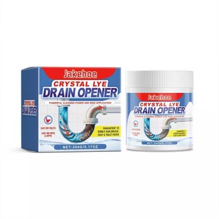 Crystal Lye Drain Opener Powder, All-Purpose Drain Cleaner for Kitchen Toilet