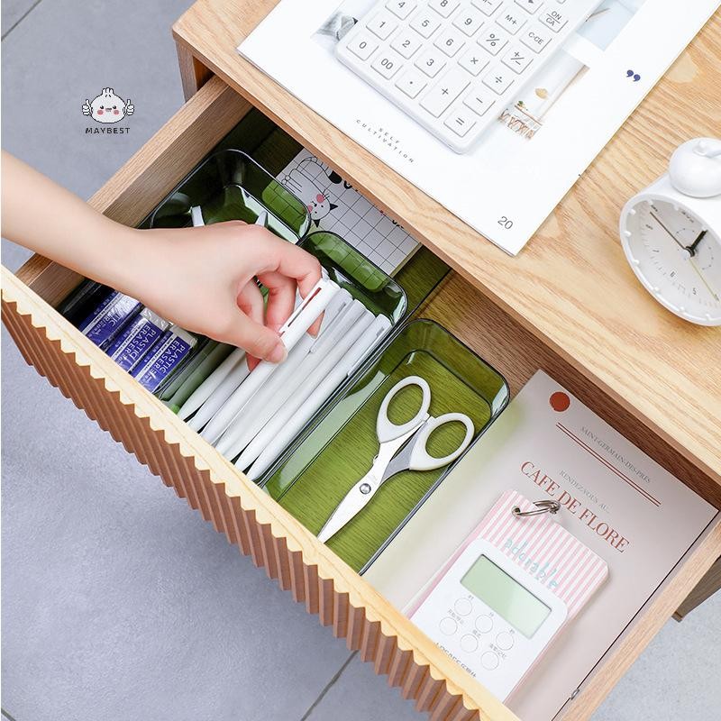 Maybest Ngăn Kéo Sắp Xếp Hộp Trong Suốt Để Bảo Quản Hộp Sắp Xếp Ngăn Kéo Nhà Bếp Hộp Bảo Quản Mỹ Phẩm Tổ Chức Văn Phòng Hộp Chia {VN}