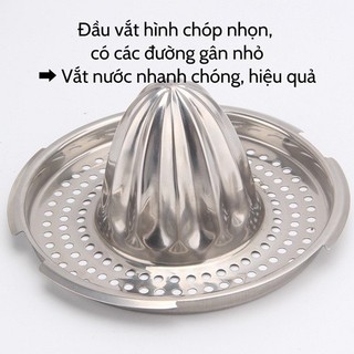 Vắt cam inox 304 bằng tay tiện lợi không gỉ dễ vệ sinh dùng cho gia đình quán nước