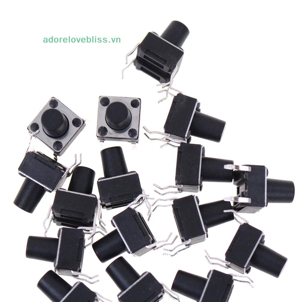 THÊM 50 chiếc Nút ấn xúc giác 6 * 6 * 8mm Tact Micro 4-Pin BSS