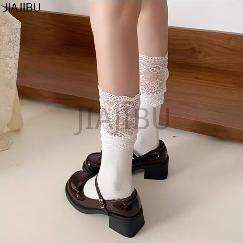 Size 34-42 Giày Công Chúa Cosplay Giản Dị Phong Cách Pháp Cổ Điển Giày Nữ Size Lớn Giày Đi Học Gót Dày Màu Đen Mũi Tròn Chống Trượt Phong Cách Đại Học Anh Quốc Korean Fashion Lolita Bow Platform Mary Jane Doll Shoes Giày Da Nhỏ Đồng Phục Y2K JK Nhật Bản