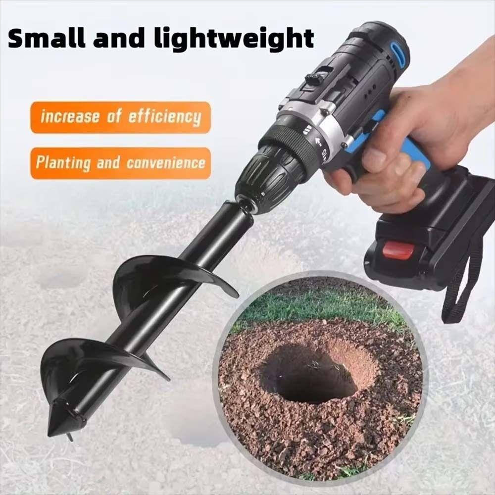Mũi khoan mở rộng đất PWSEND, Mũi khoan lỗ trồng lục giác Dụng cụ đào vườn Auger Mũi khoan xoắn ốc, Mũi khoan đất bằng thép bền có độ cứng cao Mũi khoan điện
