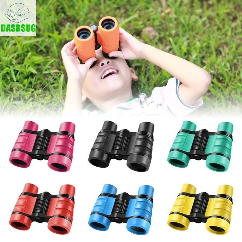 DASBSUG Ống nhòm thân thiện với trẻ em Đồ chơi 4x30 để xem chim thiên nhiên khoa học