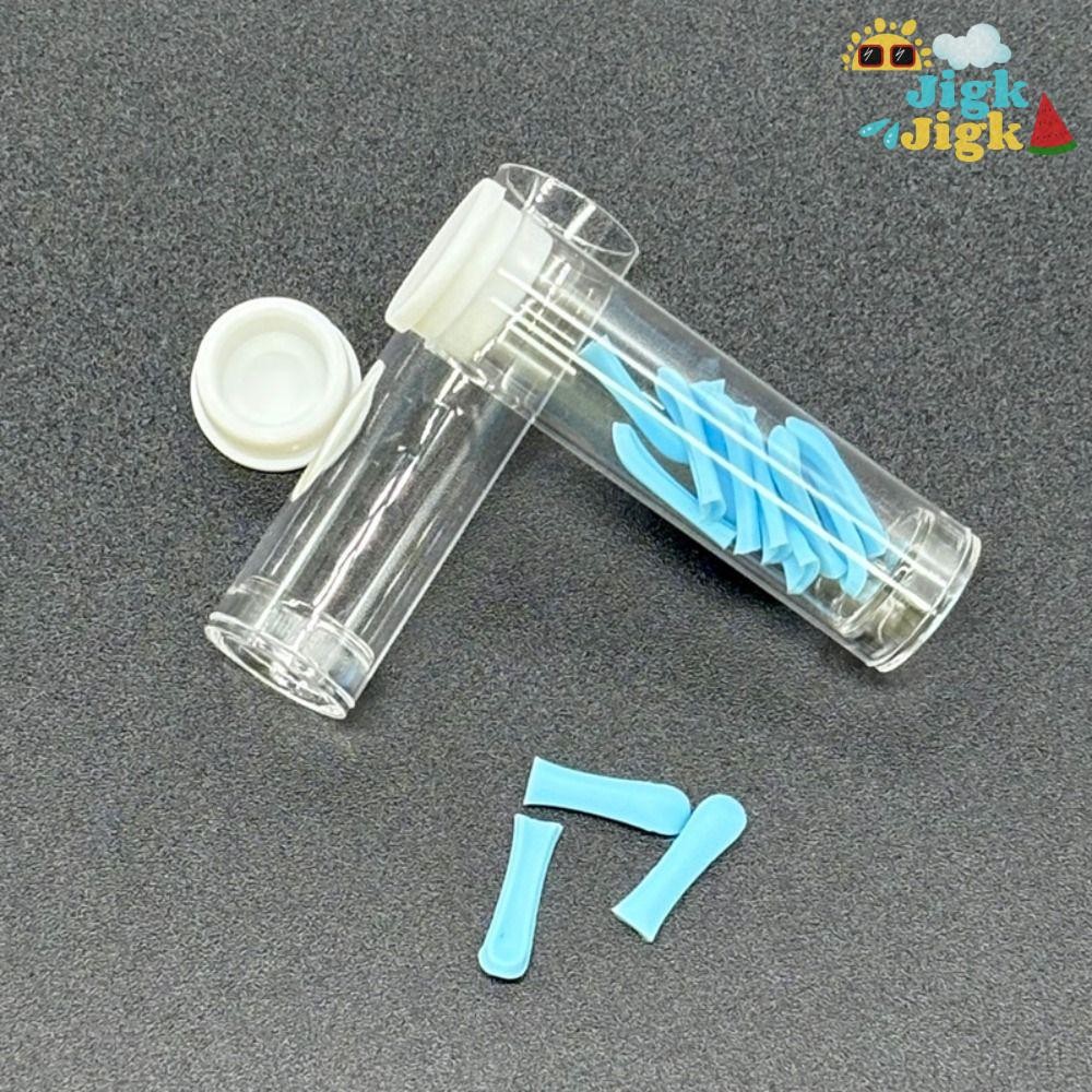 Tay áo silicon mềm màu xanh cho đầu ráy tai JIGK, chống trượt, đầu thay thế bền, dụng cụ làm sạch tai