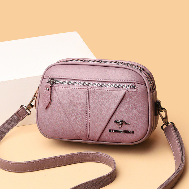 Women's Bag New Cowhide Mother Bag Fall Winter Fashion Genuine Leather Women's Bag Crossbody Bag All-Match Women's Shoulder Bag