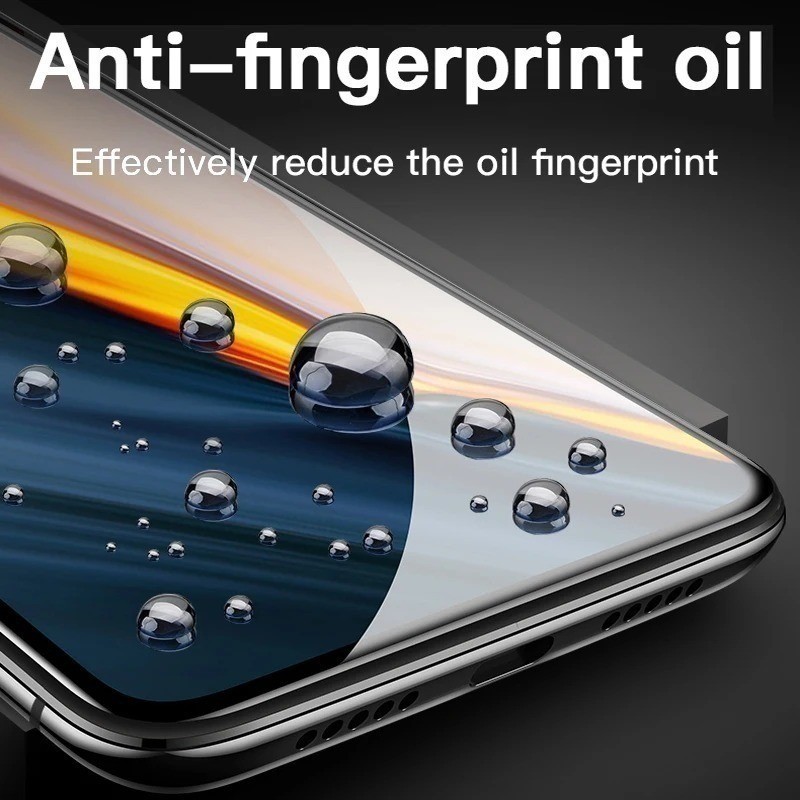 Xiaomi Poco F7 F6 F5 F4 F3 F2 1-3 Chiếc Kính Cường Lực Cho Xiaomi Civi Poco F7 F6 F5 F4 F3 F2 4 Ultra Pro GT Black Edge Bảo Vệ Màn Hình Full Cover Bảo Vệ Phim Kính HD