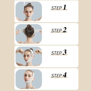 Dây đeo nâng cơ mặt NOOKSTORY, Đai nâng cơ mặt có thể tái sử dụng hình chữ V, Dây nâng cơ mặt có thể điều chỉnh thoáng khí di động Chăm sóc da