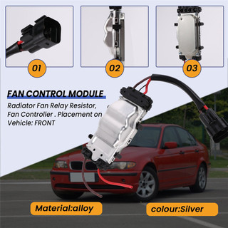 🔥[Giao hàng nhanh] Bộ điều khiển quạt tản nhiệt ô tô cho BMW 3Series E46 316Ci 3116Ti 318Ci 318I 318Ti 320Ci 320I 323Ci 328I 330I 7561757