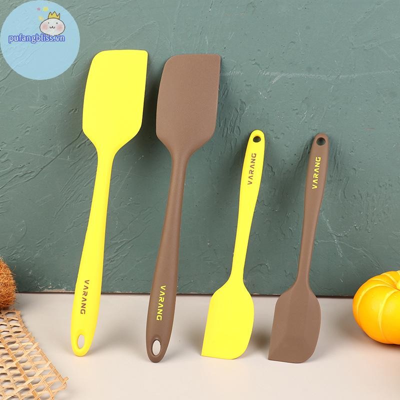 Pufangbliss 1 Nhà Bếp Silicon Kem Bơ Bánh Thìa Cạp Bánh Kem Cạp Không Bơ Thìa Trộn DIY Bánh Dụng Cụ Nướng Bánh VN