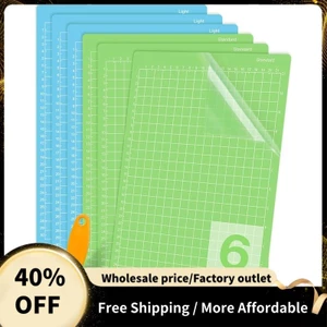 6 Chiếc Thảm Cắt Cho Cricut Joy Xtra 12x8.5in Dính Có Thể Tái Sử Dụng Thủ Công Cắt Thảm Dính Phụ Kiện Thay Thế