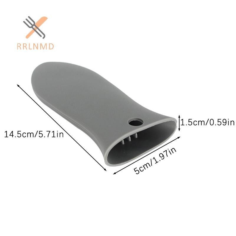 Rrlnmd Chống Trơn Trượt Nồi Silicon Tay Cầm Giá Đỡ Có Thể Tháo Rời Bộ Phận Nồi Gang Skillet Tay Cầm Bao Nồi Chảo Tay Cầm MỚI