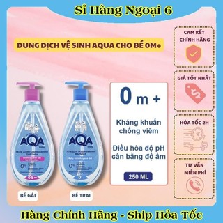 [DATE MỚI] Dung dịch vệ sinh trẻ em AQA BABY cho bé từ 0-8 tuổi Lọ 250ml của Nga