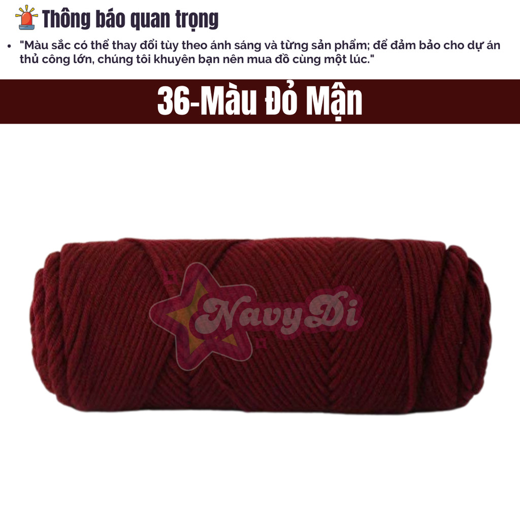 36-Màu Đỏ Mận
