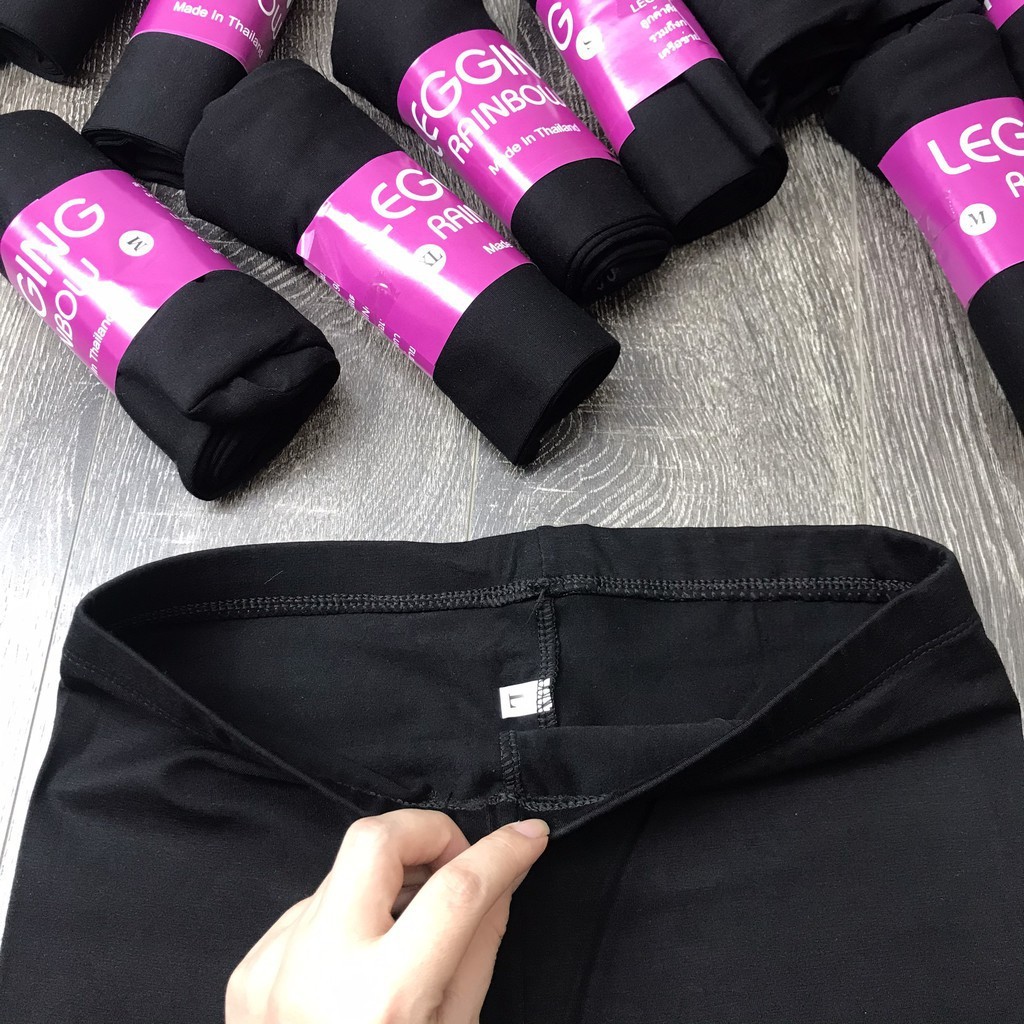 Quần Legging Đùi Dáng Ôm, Quần Legging Cạp Chun Cao Cấp, Vải Thun Cotton Mềm Mịn Siêu Tôn Dáng