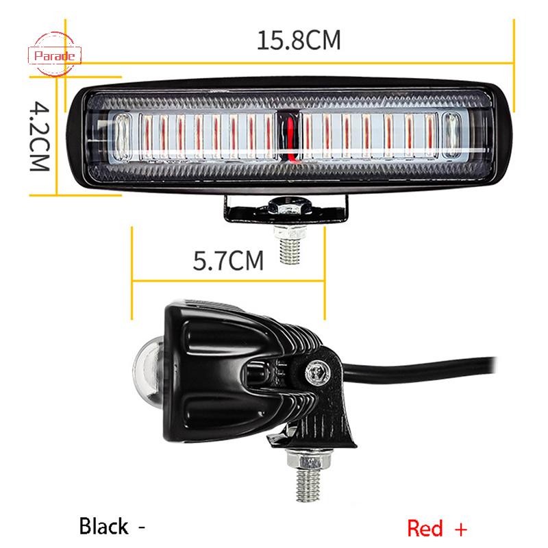 Parade 15 LED 30W Xe Nâng Xe Tải RED Line Đèn Cảnh Báo An Toàn Đèn Làm Việc 10-80V VN