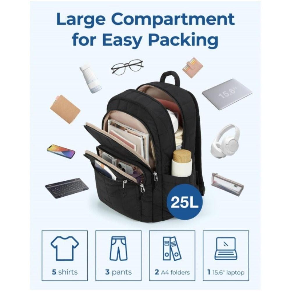 Ba lô Laptop SEYAWSON, Túi Du Lịch Dung Tích Cao Chống Thấm Nước, Túi Đeo Vai Nhẹ 15,6 Inch Thời Trang Dành Cho Nữ Bé Gái