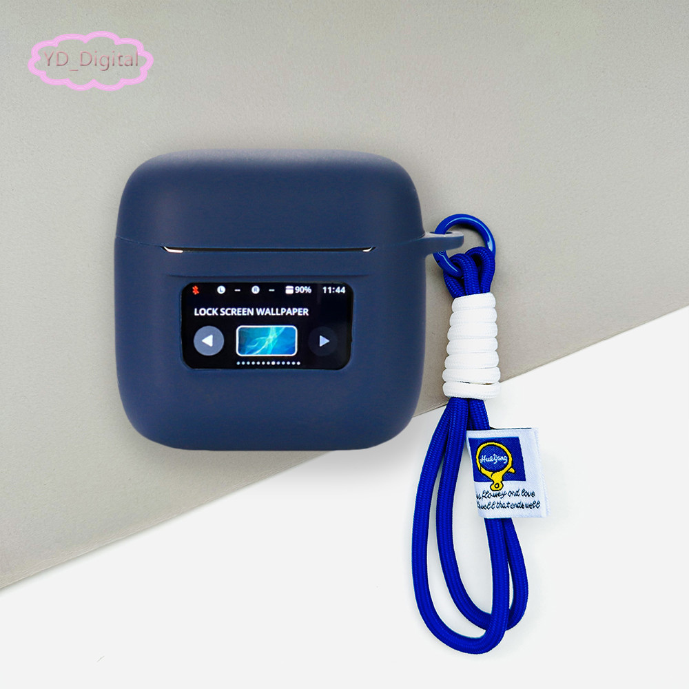 Thích hợp cho Vỏ bảo vệ tai nghe A9 Pro / A10 Pro Tai nghe silicon màu trơn Ngăn sạc mềm Hộp bên ngoài Túi lưu trữ chống sốc bện Lany