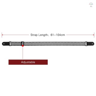 Dây đeo đàn Ukulele có thể điều chỉnh Dây đeo vai họa tiết dệt bằng vải Polyester mềm có dây treo cho đàn Ukulele
