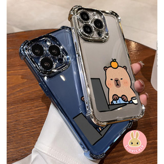 Ốp điện thoại làm việc Capybara dễ thương thời trang cho Redmi Note 15 Pro Plus Turbo 5 Max A7 Pro Xiaomi Poco X8 M8 Pro 5G 4G Ốp lưng chống sốc hình động vật hoạt hình
