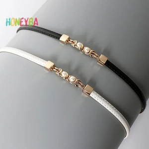 < Honeyba > Thắt Lưng Mỏng Có Thể Điều Chỉnh Cho Nữ Thời Trang Thiết Kế Phong Cách Skinny Áo Khoác Đầm Thắt Lưng Nữ
