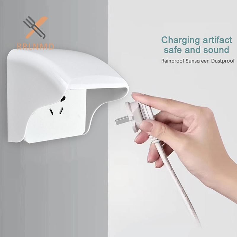 Rrlnmd Hộp chống nước đa năng Tường trong suốt Vỏ ổ cắm điện Bảo vệ công tắc ngoài trời Vỏ bảo vệ MỚI