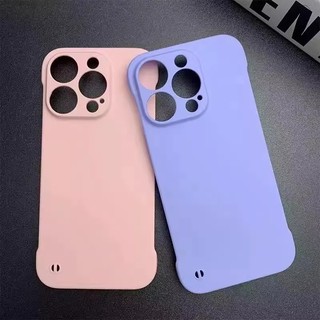 [Jlk] Ốp Điện Thoại Mờ Không Biên Giới Sang Trọng Cho iPhone 11 12 13 14 15 16 Pro Max Ốp Lưng Siêu Mỏng