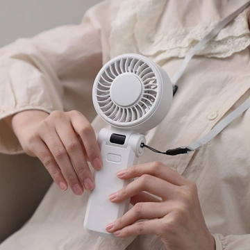 R * Quạt Để Bàn Có Thể Gập Lại Quạt Nhỏ Bên Ngoài Quạt Du Lịch 4000mAh Quạt Phòng Ngủ Quạt Văn Phòng Quạt Làm Mát Không Khí Quạt Cầm Tay Cho Bedroo
