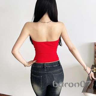 Áo Crop Top nữ không quây lưng xuyên thấu mùa hè dành cho nữ cho bữa tiệc câu lạc bộ