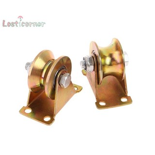 Lostcorner V / U Rãnh Bánh Xe 1.2 / 2 / 2.5 "Bánh Xe Trượt Cổng Bánh Xe Chịu Lực Con Lăn Cứng Cho Cán Cổng Mới