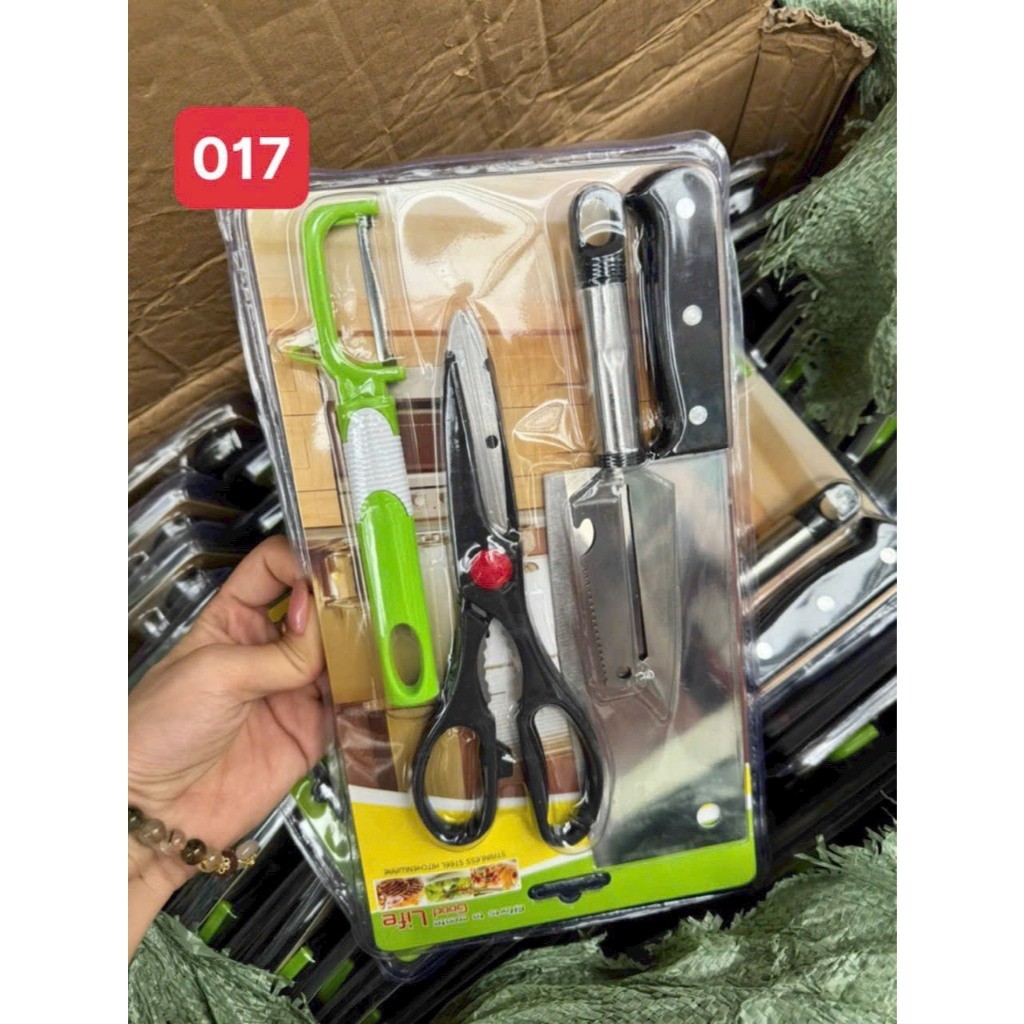 Bộ dụng cụ nhà bếp 5 món INOX