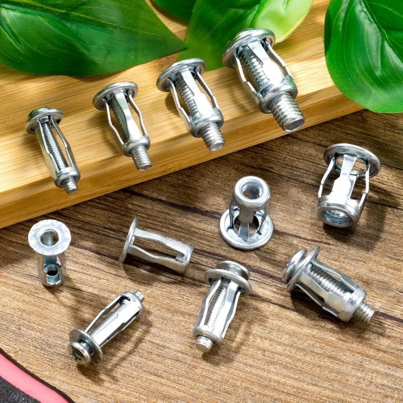 5 / 20 Chiếc Hạt Cánh Hoa, Mở Rộng Vít Jack Đai Ốc, Cho Rỗng Tường Sắt ...