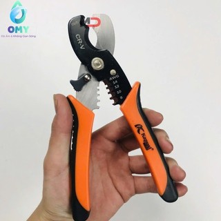 Kìm tuốt dây điện, kìm bấm COS MC4, Kìm cắt dây điện đa năng KAPUSI 8'' K-9101 JAPAN Nhật Bản chính hãng