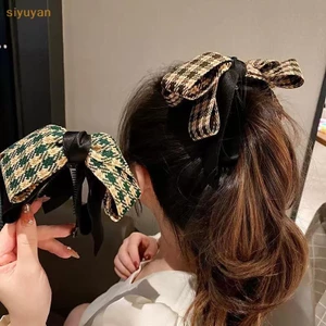 Siyuyan Mới Chuối Kẹp Tóc Nữ Nơ Mũ Chuối Kẹp Tóc Vải Hàn Quốc Nghệ Thuật Hairgrips Tóc Đơn Giản Barrettes Mũ VN