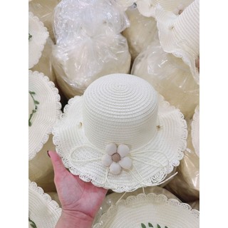 Mũ cói cho bé đi biển, mũ đi biển cho bé gái