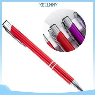 Kellnny 10x Bút Kim Loại Mịn Có Thể Thu Vào Bút Bi Bút Văn Phòng Trường Vật Dụng Văn Phòng