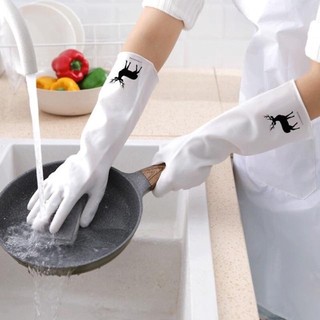 Găng tay cao su hươu đa năng rửa bát kháng khuẩn chống ăn mòn #A200