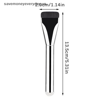 [savemoneyeveryday] Cọ nền siêu mỏng Bàn chải đường viền mặt nhẹ và mỏng Bàn chải đường viền phẳng Bàn chải trang điểm kem nền [vn]