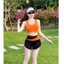 Bộ thể thao tập gym , yoga, aerobic, đi bơi , tắm biển ...áo có đệm - quần rút siêu tôn dáng